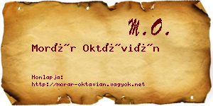 Morár Oktávián névjegykártya